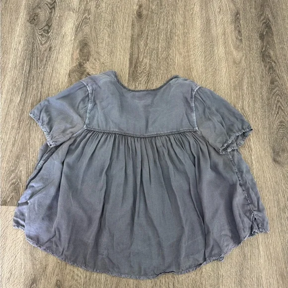 Wilfred Free Blue Peasant Top - Picture 2 of 5